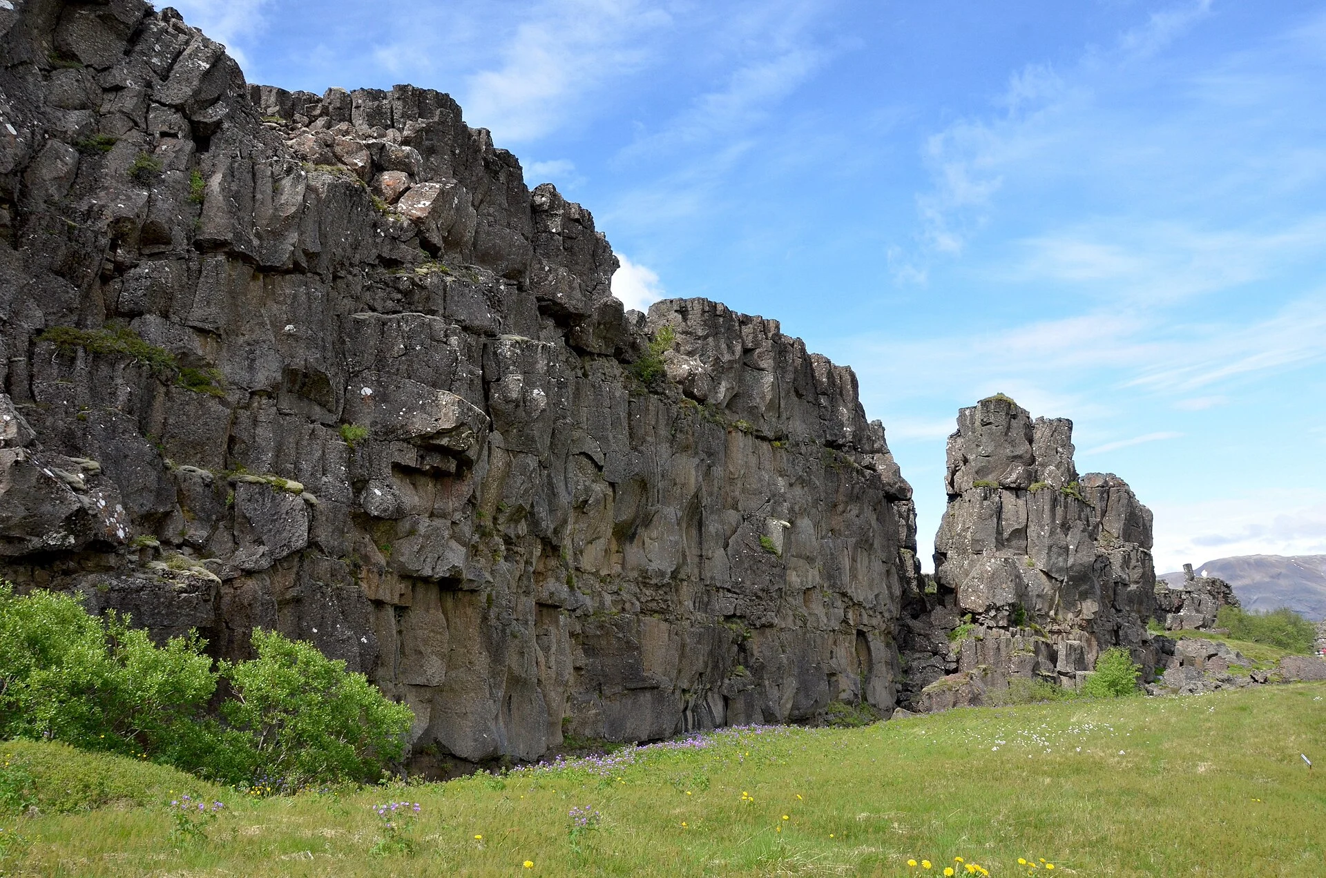 Rock walls of Almannagjá